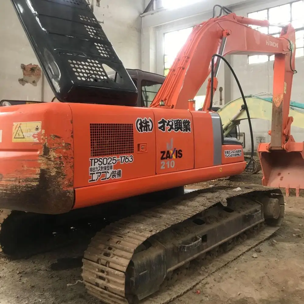 Used Hitachi Zaxis 210 Hitachicrawler Excavator Zx210 Original Japan ...