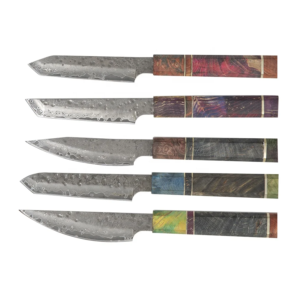 

Hot Sale Professional Chef Knife High End Factory Custom Damascus Fruit Knife