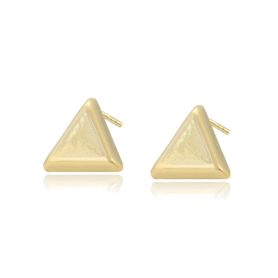 

A00695117 xuping jewelry Wholesale Simple Fashion Affordable Triangle 14K Gold Plated Women's earrings