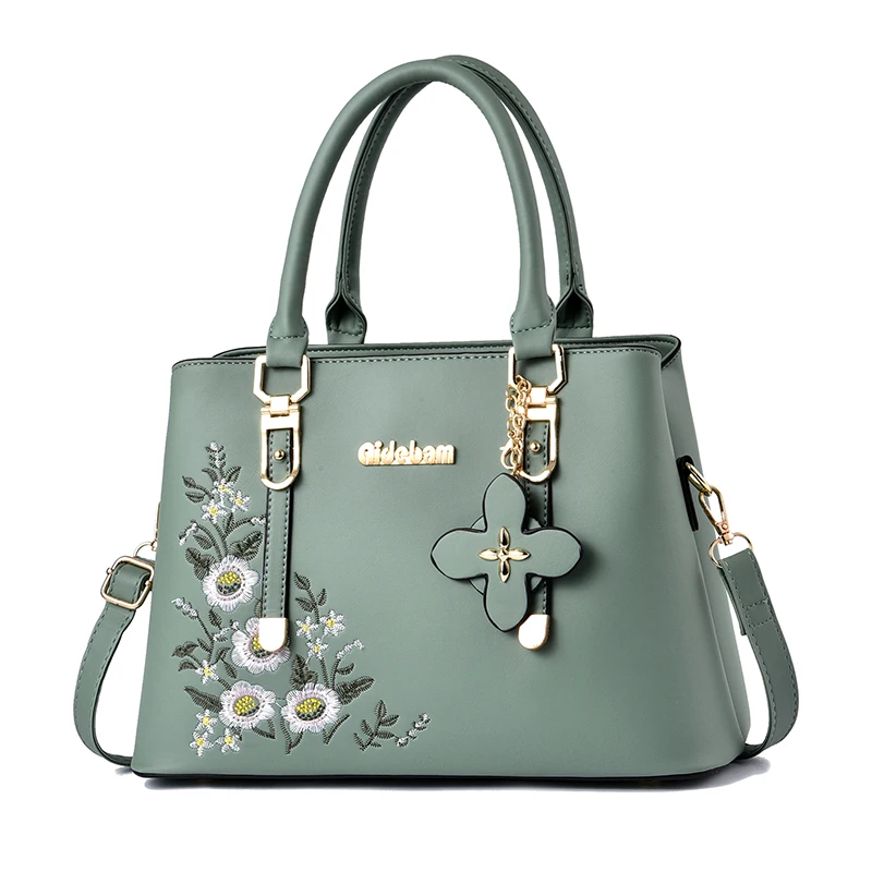 

DL192 23 Factory Cheap Bags Fashion Leather Handbag Embroidery Handbags Ladies Women Hand Bags