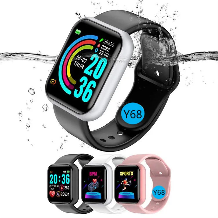 

New Y68 Smart Watch band Bracelet Fitpro Reloj D20 Waterproof Blood Pressure Health Monitor Smart Watch Y68 D20s