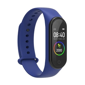 Amazon hot sale 0.96inch Color Screen SmartWatch Bracelet Sport Hear Rate Monitor M4 Smart watch cheap