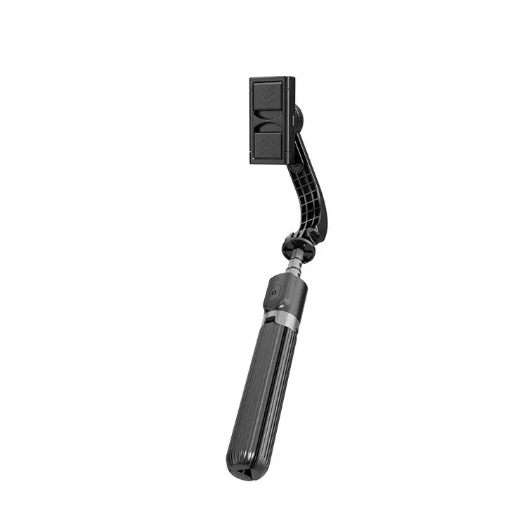 

Portable Mobilephone Gimbal Stabilizer Selfstick With BT CellPhone Tripod Holder Smartphone Selfie stick, Black