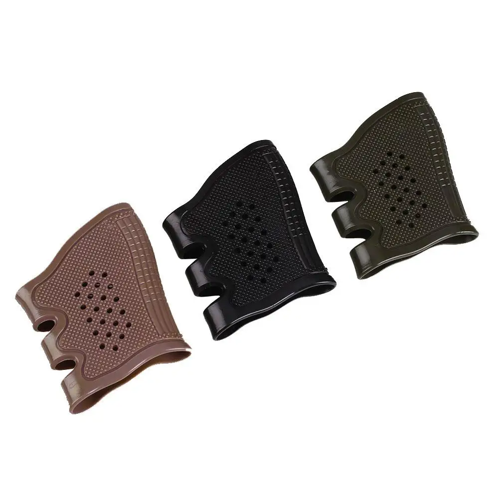 

MAGORUI Tactical Pistol Rubber Grip Anti Slip Glove for Glock 17 19 20 21 22 23 31 32, Black