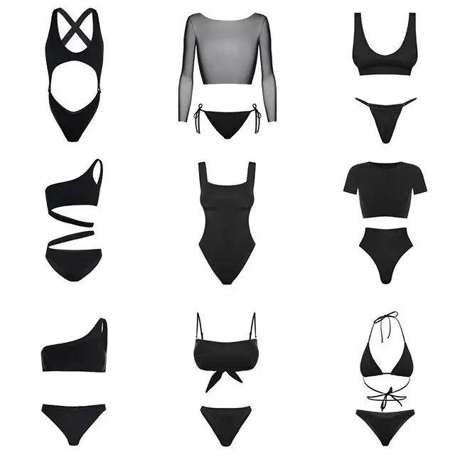 

2021 Oem Eco Friendly Fabric Swimwear Recycled Sustainable Custom Bikini Supplier Manufacturing Swimsuit Vendor Company Women, Custom color