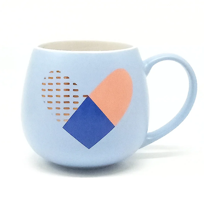 

Amazon custom supplier Coffee Ceramic Magic Custom Logo Mugs Color Handle Cup, Customized colors acceptable