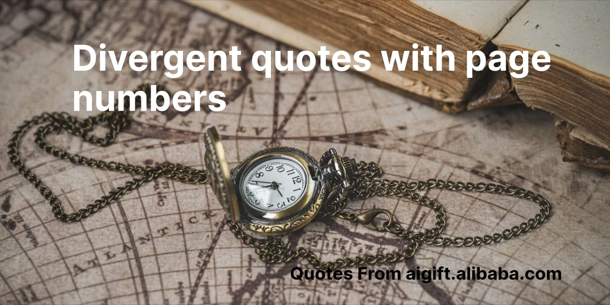 divergent quotes with page numbers