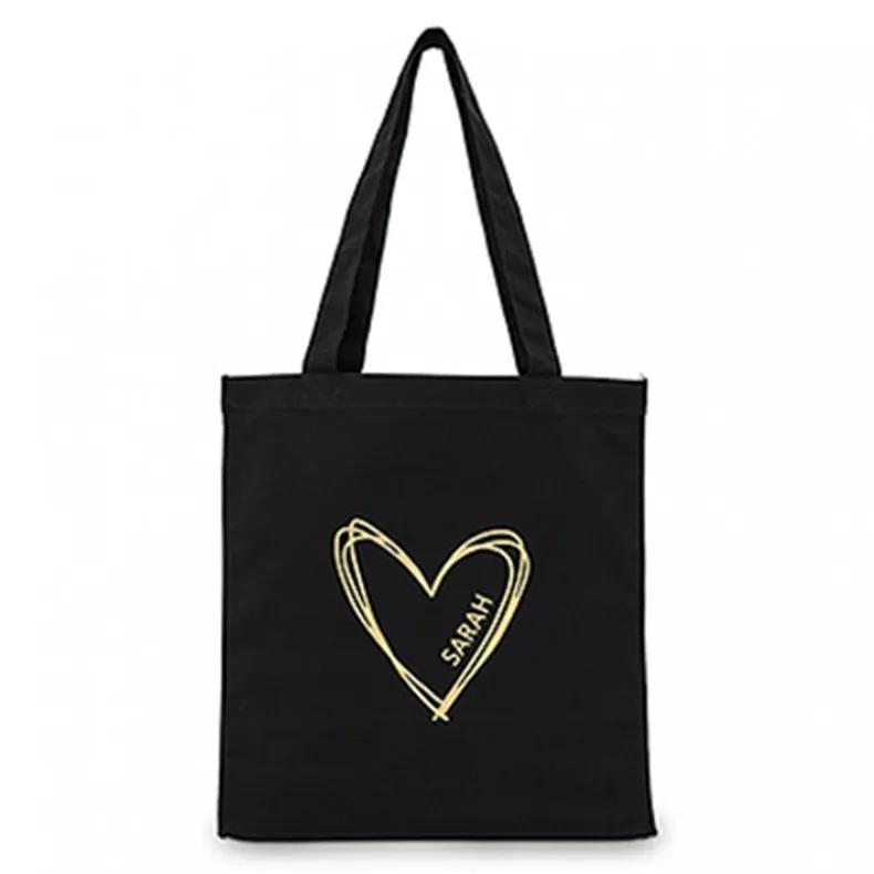 

plain blank custom shopping organic cotton canvas tote bag, Customized color