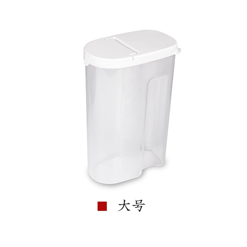 

double bulk cereal dispenser set, Clear