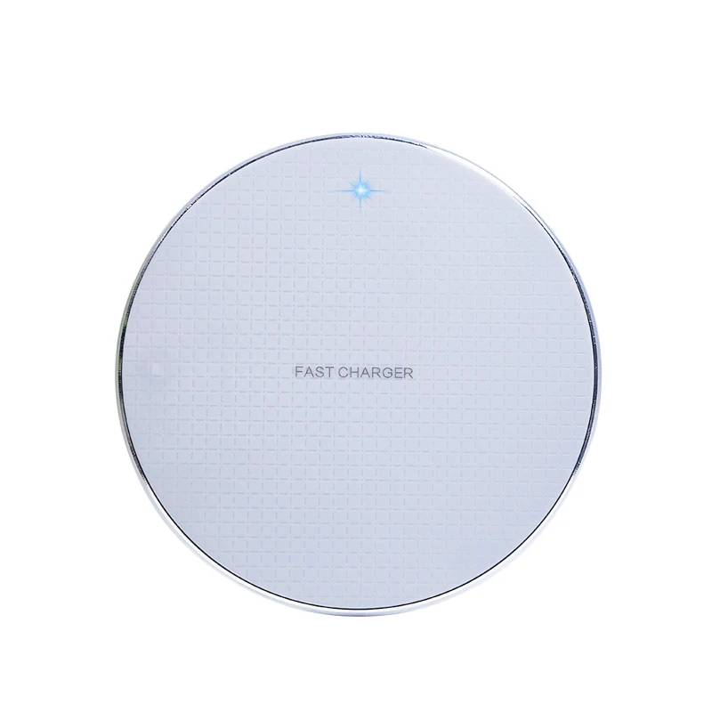 

Ultra Thin Metal-alloy 10W Chargeur Cargadores Carregador Charger QI Fast Wireless Charging Pad Mobile Phone Charger, Black