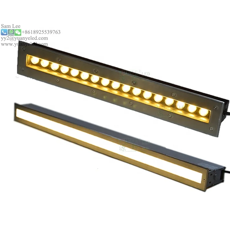 outdoor lighting ip65 waterproof ground recessed lights LED Linear walkover Underground Light