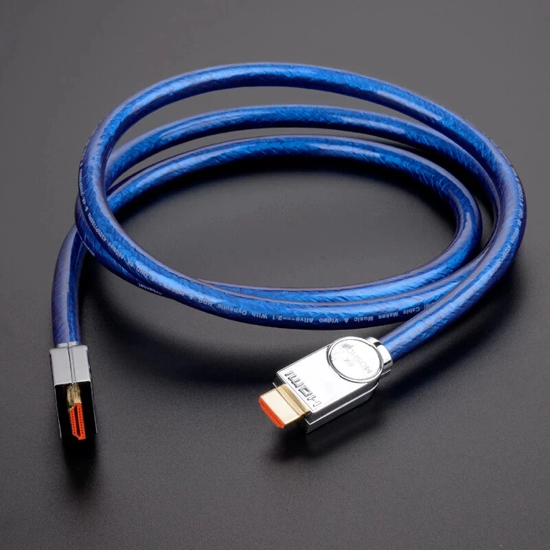 

MOSHOU HD Cables 2.1 8K 60Hz 4K 120Hz HDR 48Gbps HIFI ARC 12 Bit 7680*4320 px with Audio & Ethernet HDR 4:4:4 amplifier