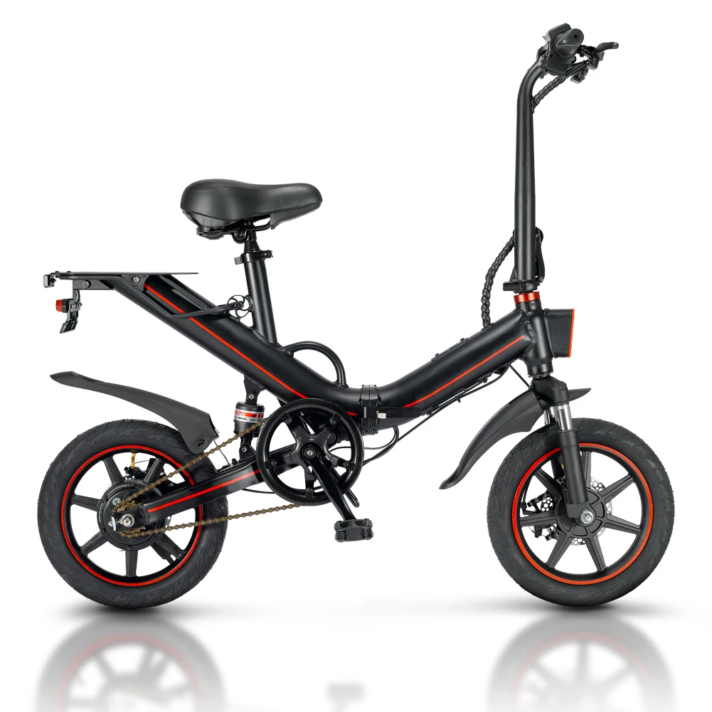 

China 400W Powerful high quality E Bike 14 inch IP54 electric bike tricycle foldable mini ebike