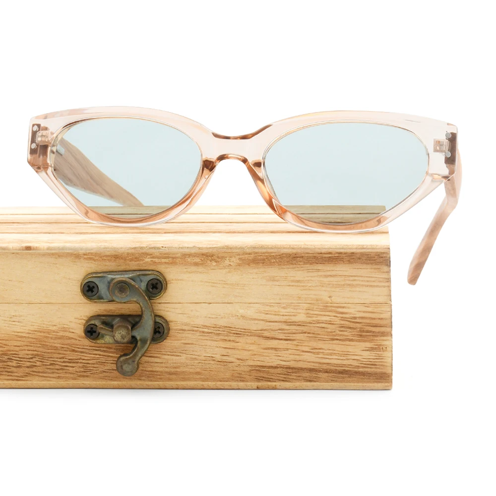 

2024 new real wood women polarized sunglasses wholesale custom brand