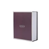 Custom high class wedding paper cardboard packaging black jewelry paper box for collection