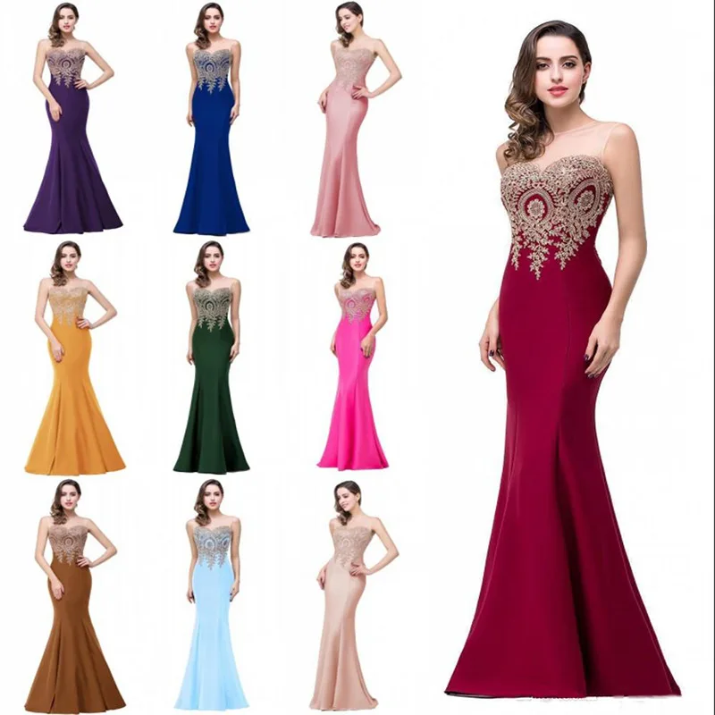 

Banquet evening dress European and American sexy fishtail long backless long party dress drop shipping fulfill, Picture