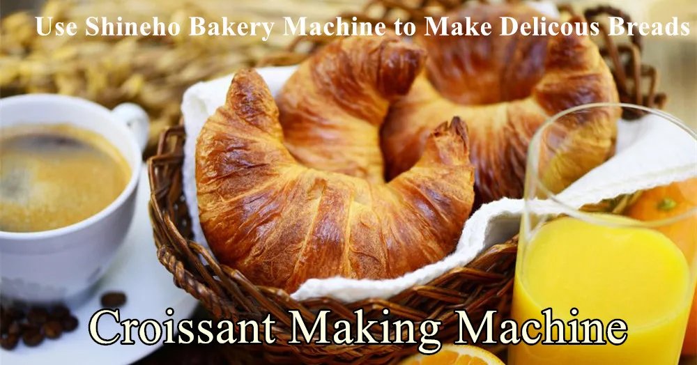 Professional Advance Easy Operation Automatic Croissant Dough Sheeter Croissant Cutting Rolling