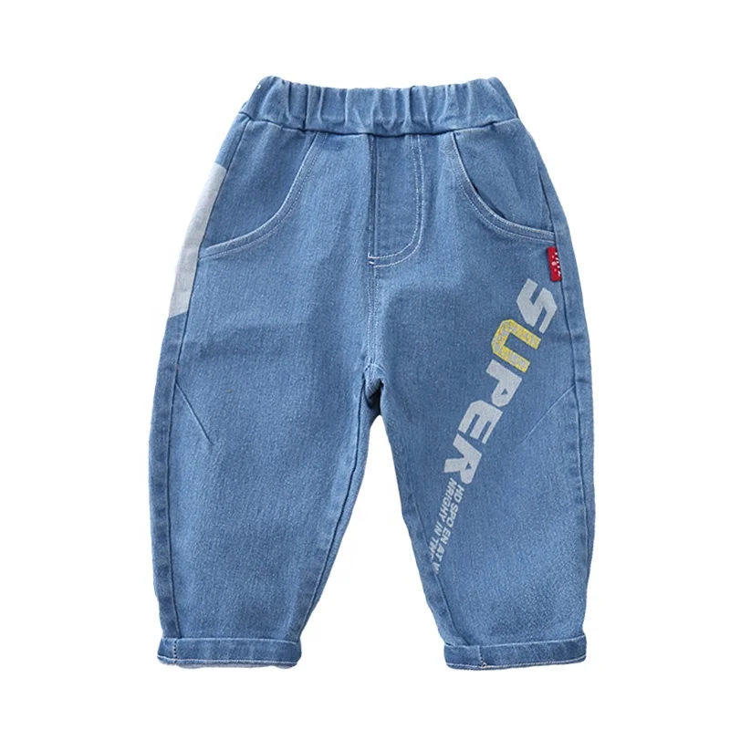 

Guangzhou children's clothing wholesale kids apparel cotton kids clothing baby clothes Boy's jeans cool style kids cotton, Blue