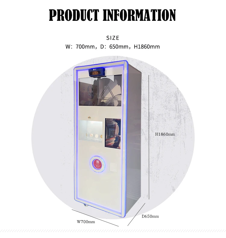 300-600 PCS Capacity Medal Vending Machine with 110V/220V Voltage and 1 Year Warranty for Scenic Areas