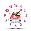 JUST MARRIED Mr. Mrs. Names Wall Clock Wedding Nice Gift Happy Ending Home Decor Anniversary Time Clock for Couple