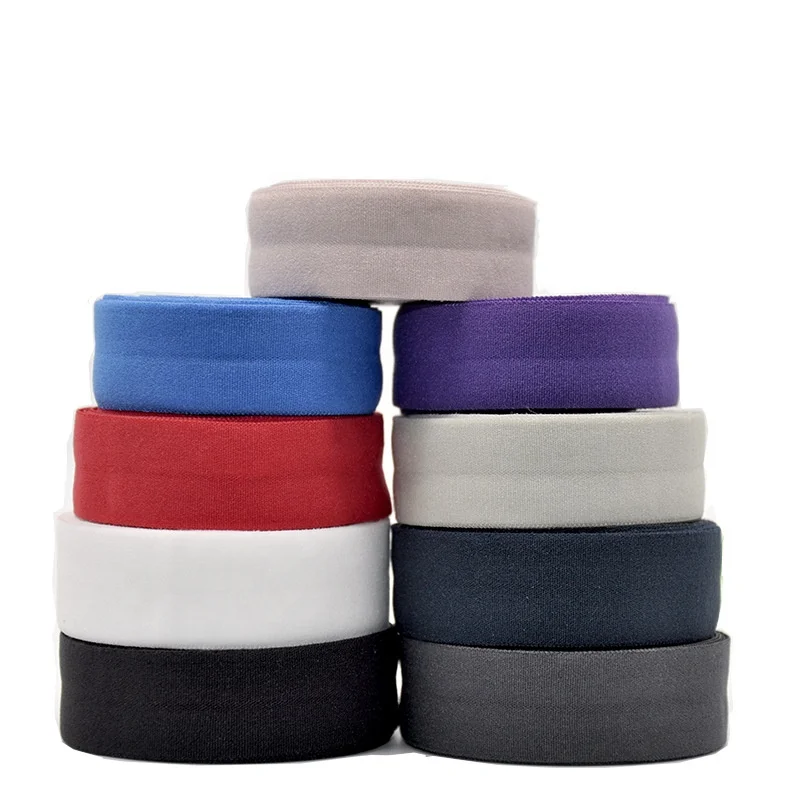 

Free sample 20mm Flat Sewing folding Elastic Band For Underwear elastic logo band Pant Bra Rubber Clothes elastico, White and black , other colors support customized