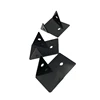 OEM Fabrication Powder Coated Metal Triangle Shelf Corner Brackets