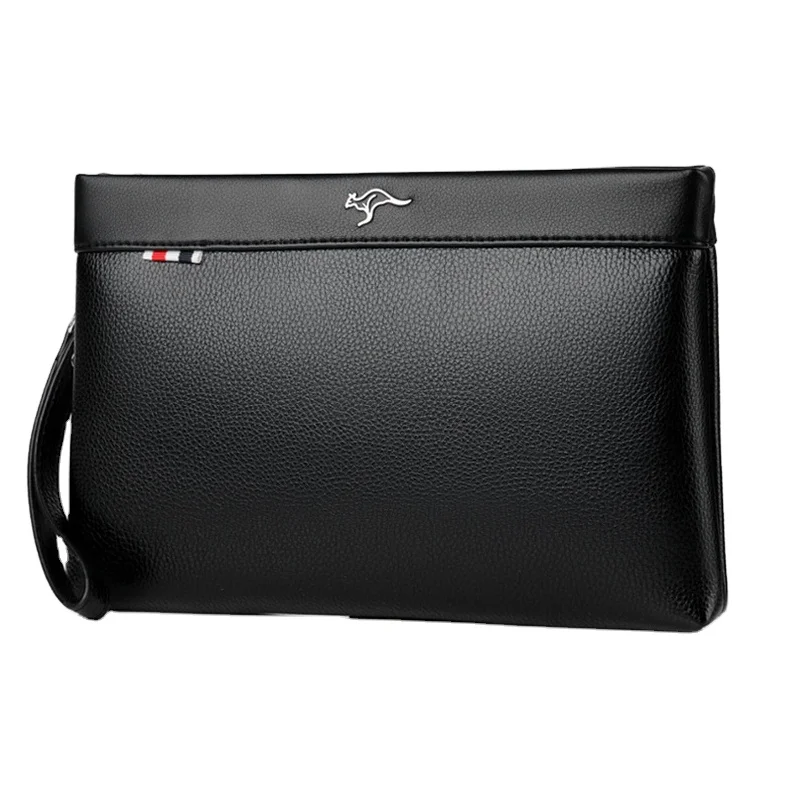 

PU Leather Multifunctional Large Wallet business bag Casual Envelope Bag fashion Men's Clutch handbag