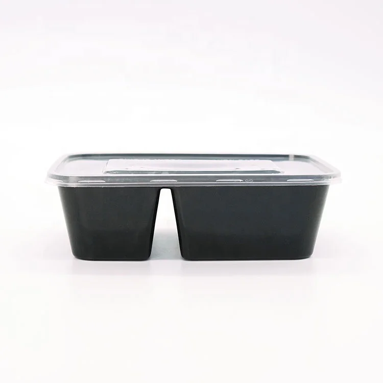 

Plastic take out sushi container with divider disposable lunch box biodegradable food container