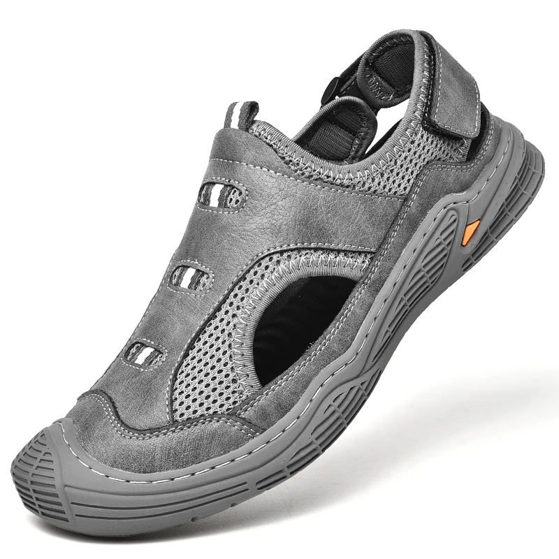 

Men's shoes mesh rubber sole beach shoes casual sandals