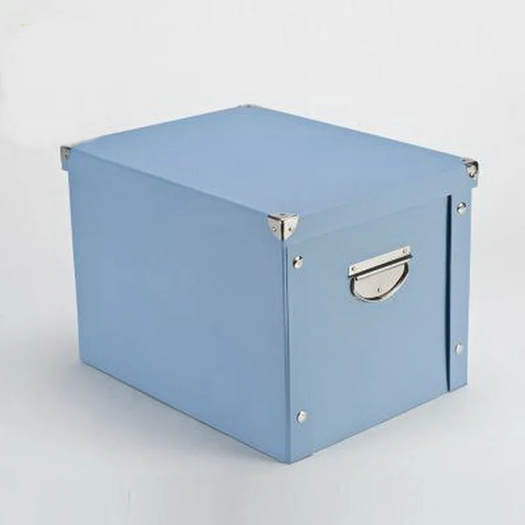 Metal Handle Offset Printing Paper Cardboard Packaging Wrapping Paper Storage Box Buy Wrapping