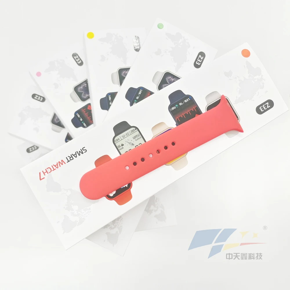 

Factory price Z33 smart watch ready to ship Support BT call Sport watch Series 7 colors are eye-catching PK T500, White/black/red/green/blue/yellow