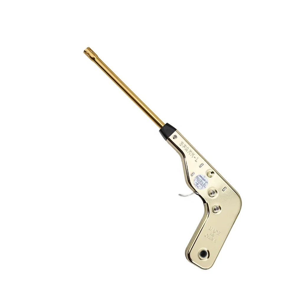 

Factory New Design Kitchen Gadgets Tools Lighter With Logo Ignitor Spark Oven Kitchen Liter Lighter, Yellow gold / rose gold