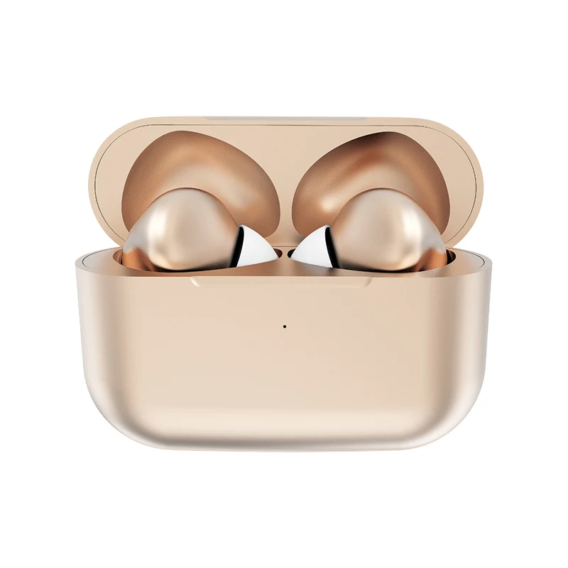 

macaron bt tws 5.0 noise cancelling earbuds gold earpod pods pro Air 3 TWS earbuds for iphone and samsung