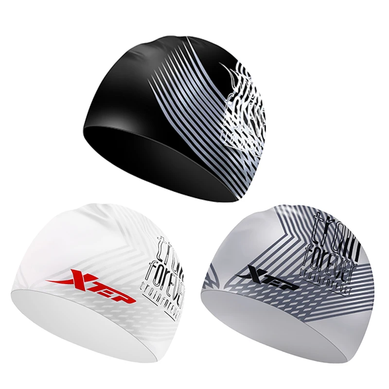 

Quality OEM custom order silicone sport caps wholesale vintage customized latex printing silicone swim cap