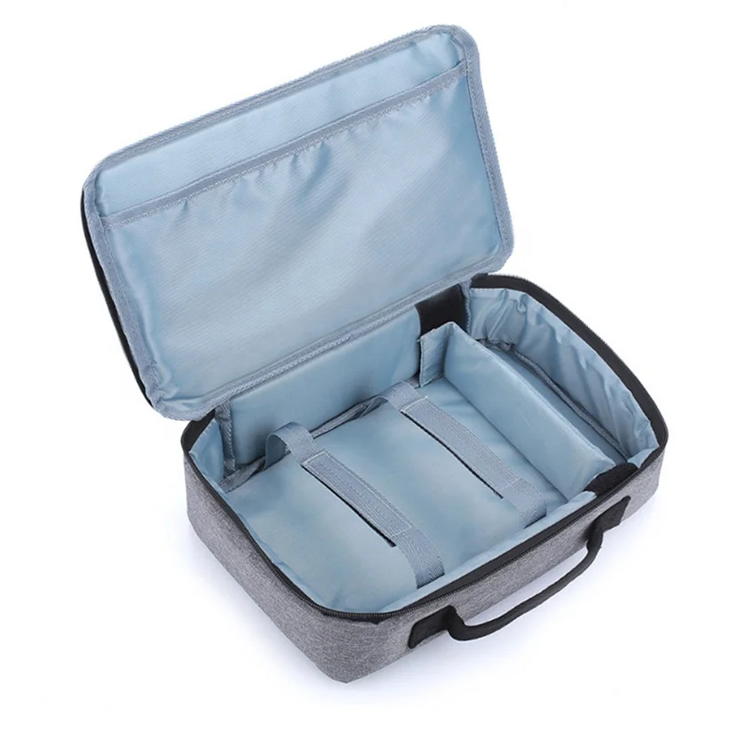 

Yinzam Universal Mini LCD Projector Portable Carrying Bag for LCD Projector Water Proof Shake Proof EVA Foam Beamer Bags, Black