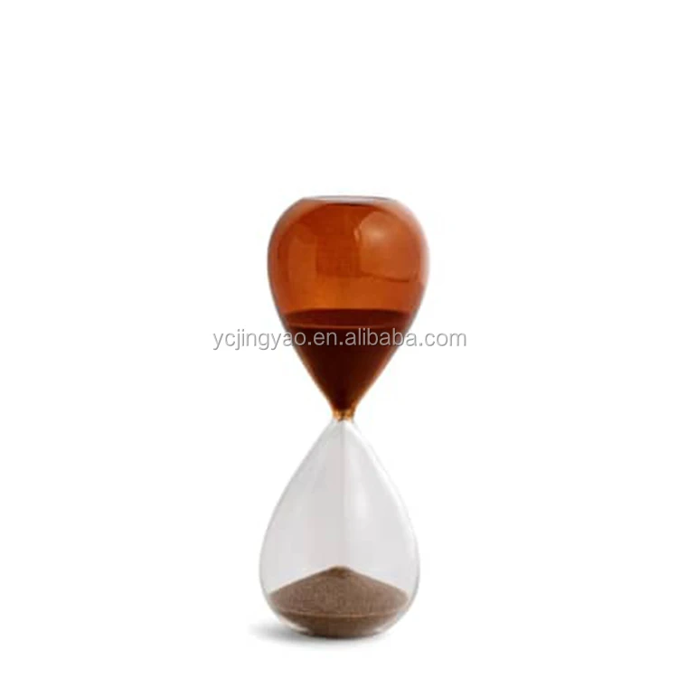 

15Minute Glass Hourglass Sand Timer Sandglass Clock for Home Decor, Coloured