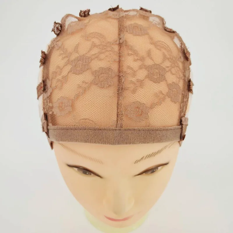

BH-004 high quality full lace wig caps for making wigs with black wig cap