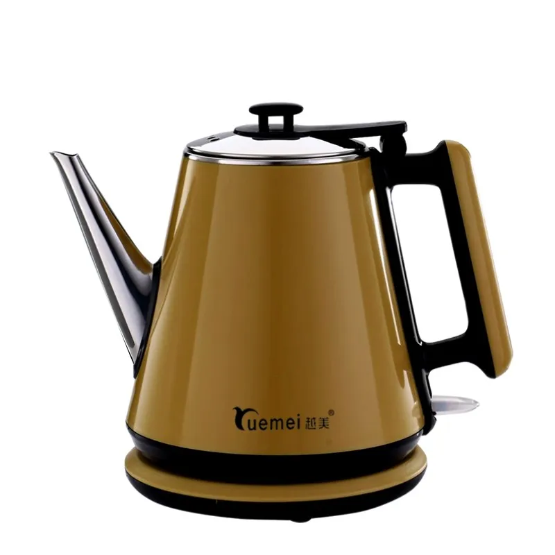 
Yuemei 1.8 liter 110v/220v stainless steel electric brew kettle china tea electric kettle japanese electric kettle 