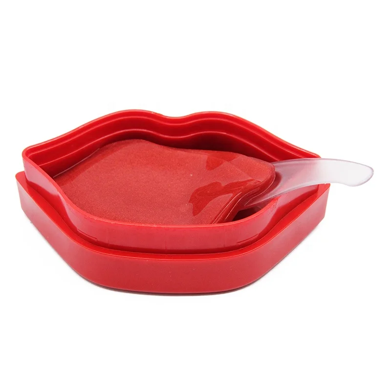 

Hot Selling ZOZU Cherry Hydrating Lip Masks Moisturize and Brighten Lip Collagen Gel Mask, Red, pink