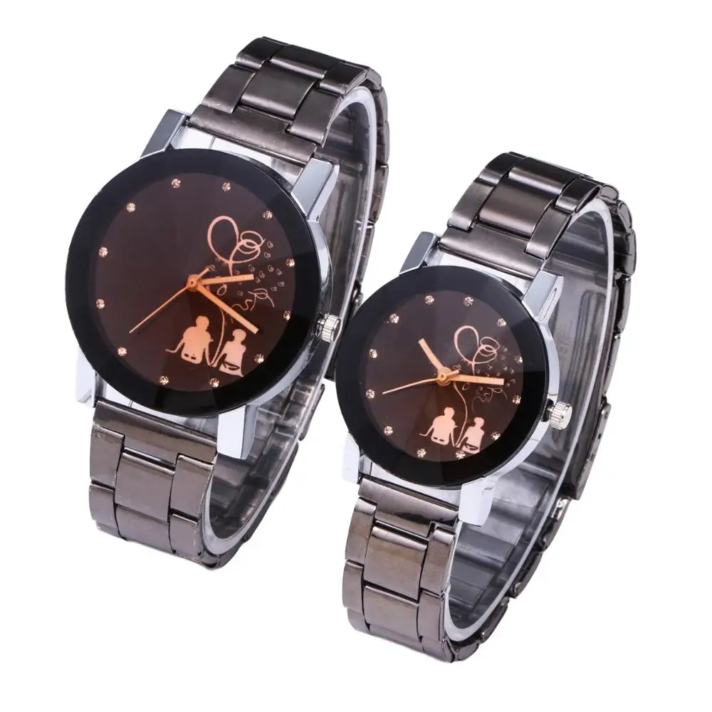 

Fashion Couple Quartz Watch Quartz Watch Stainless Steel Lovers Wrist Watch