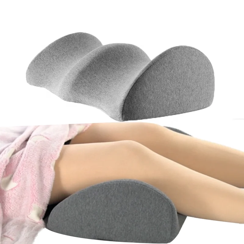 

New Design Ergonomic Memory Foam Wedge Pillow Orthopedic Knee Support Leg Pillow