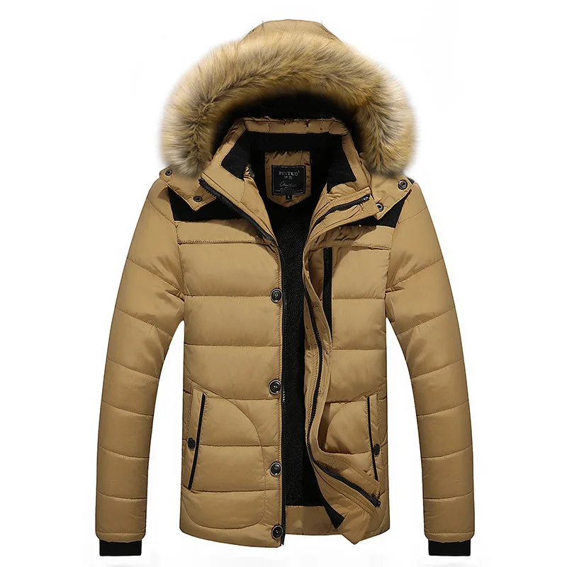 

Mens Hooded Down Coat Winter Warm Ultra Light Down Jacket Fashion Long Puffer Coat for Man, Customized color
