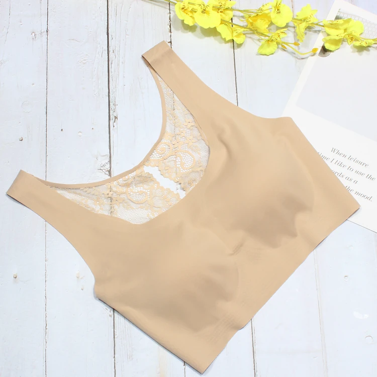 

NEW ORIGINAL bra set wireless backless seamless with factory prices, Black, race, pink, purple, blue, gray