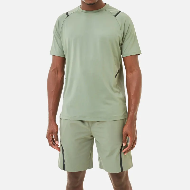 Customized Men's Summer Short Sleeve Shirt and Shorts Set Casual Printed Beach Outfit OEM Service Wholesale Clothing