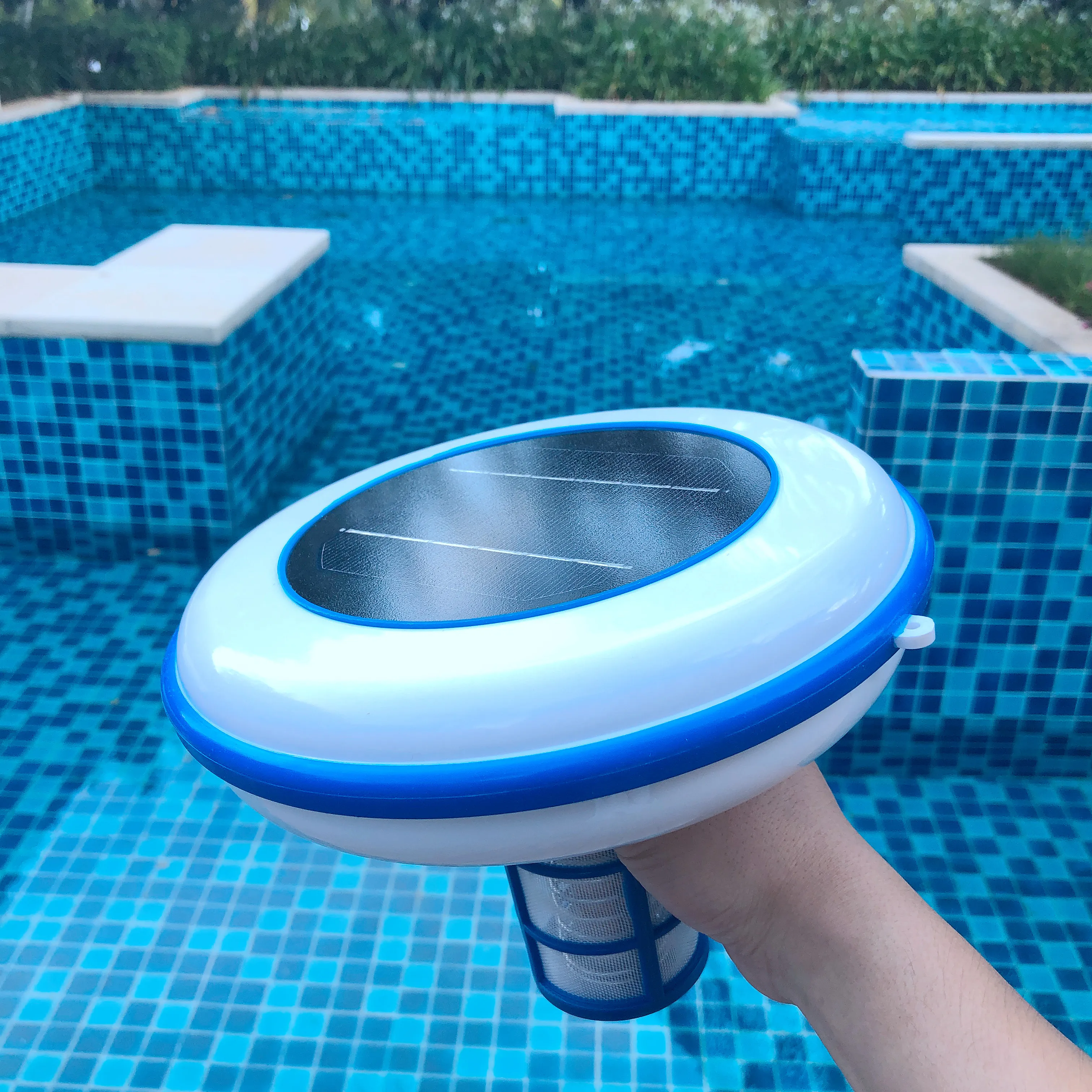 

450G copper rod high quality outdoor ionizador para piscina solar, swimming pool water purifier clean water, White/oem