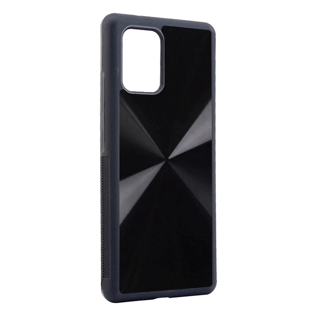 

High Quality TPU PC Shockproof Phone Back Cover Aluminum Metal Sheet Cover For Samsung S10 Lite Mobile Case Covers