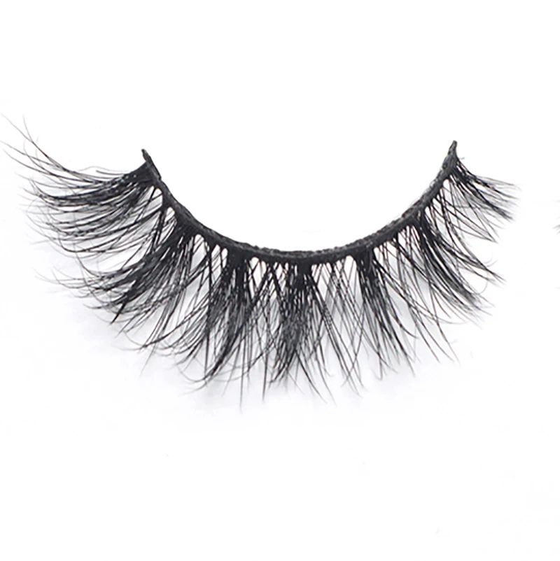 

Create Your Own Brand Eye Lashes Wholesale Fluffy Mink Eyelashes Vendor Soft Wispy Full Strip Eyelashes, Natural black