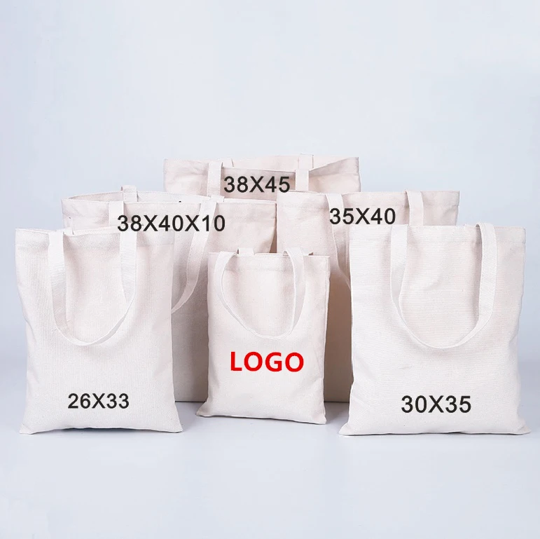 

thick tote bags with custom printed logo sublimation tote bag blank polyester cotton canvas shopping bag with pockets and zipper