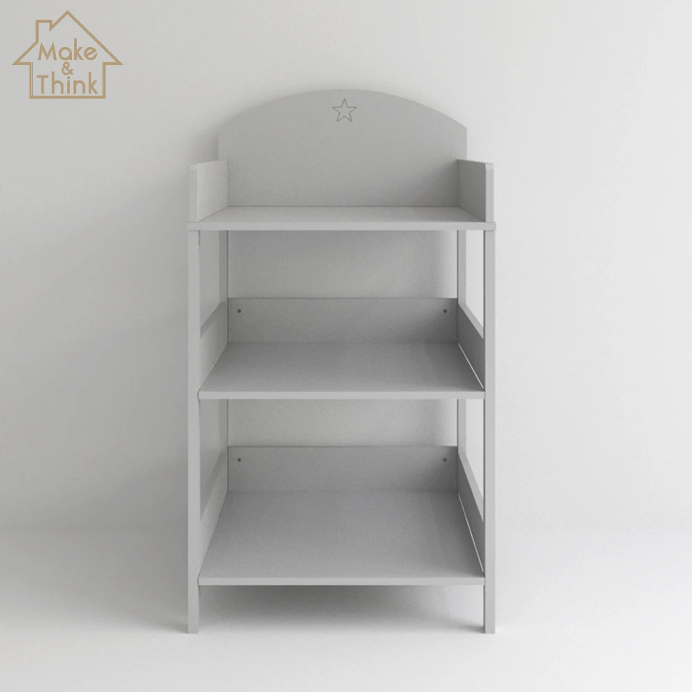 
Baby kids bath wooden nappy diaper changing station table storage a langer 