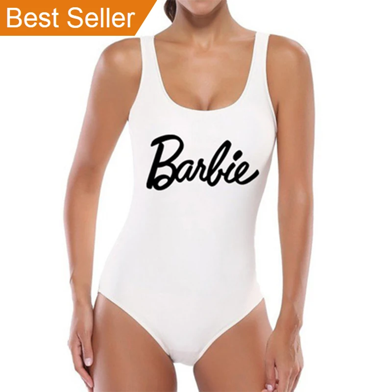 

one piece swimsuit swimwear 2019 Swimwear Women Bathing Suit Letter Print Beach Sexy Swimsuit